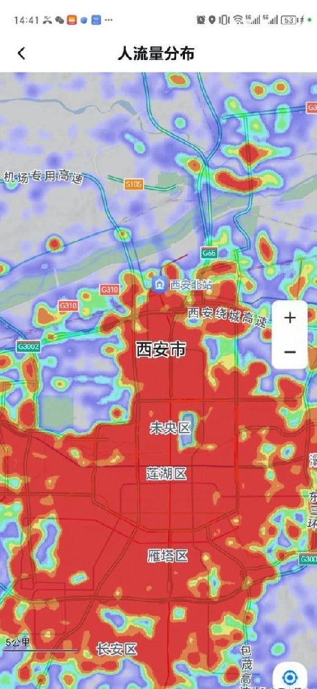 西安热力图揭秘：从人口分布到商业布局的全面